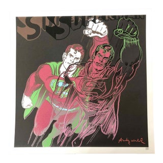 1990s After Andy Warhol "Superman" Lithograph For Sale