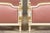 Mid-Century Louis XVI Twin Bed Frames, Pink Silk, Painted Wood, 1940 For Sale - Image 4 of 18