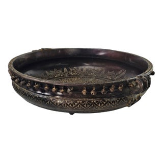 Bronzed Bowl Indian Urli Bowl Jaipur Handmade For Sale