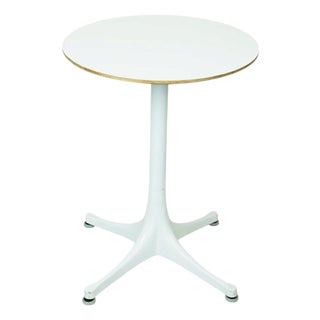 White Pedestal Coffee Table by George Nelson for Herman Miller, 1960s For Sale
