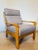 Vintage Oak Lounge Armchair, West Europe, 1970s For Sale - Image 15 of 15