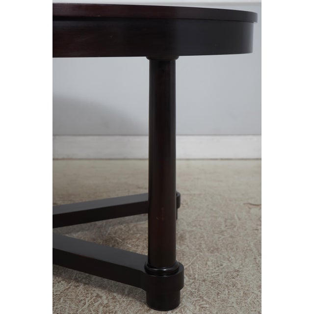 Baker Mahogany Barbara Barry Oval Dining Table For Sale - Image 10 of 18