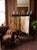 Antique Victorian Two-Panel Floral Fabric Folding Floor Screen Infuse your space with layers of rich history and texture...