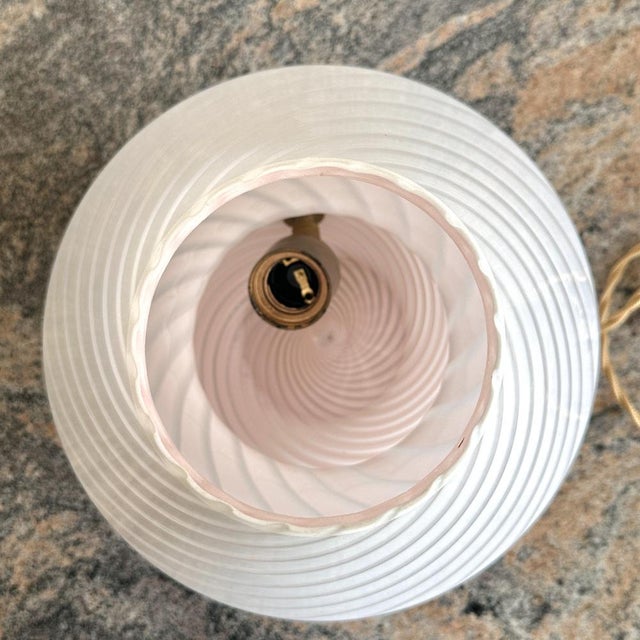 Mushroom Murano Glass Table Lamp, 1970s For Sale - Image 4 of 14