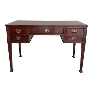 1950s Baker Vintage Chippendale Chinoiserie Desk For Sale