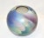 Marked and Numbered John Bergen Studio Canada round Ceramic Vase, Vessel made in the 1980. Hand-painted and glazed in...