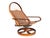 Norwegian Modern Rosewood Swivel Lounge Chair and Ottoman by Rykken & Co. For Sale - Image 10 of 17