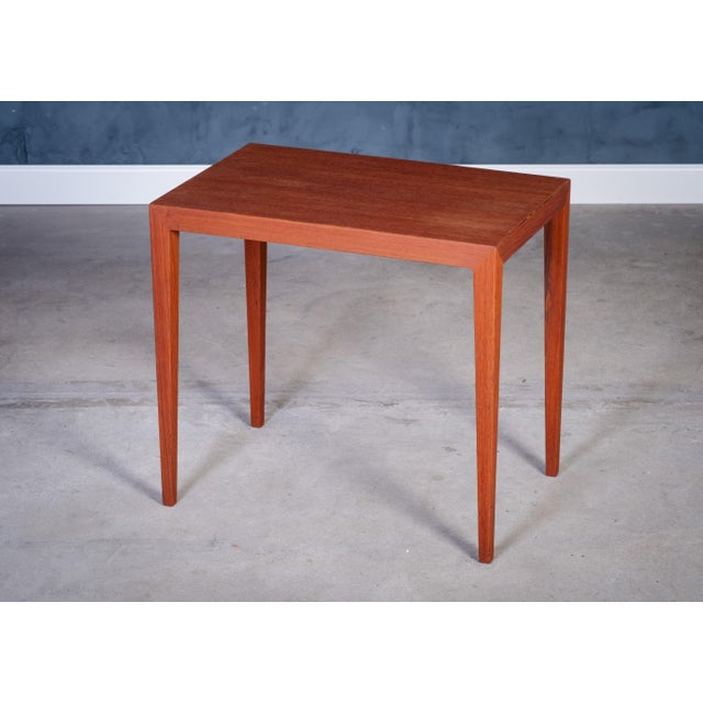 Nesting Tables in Teak by Severin Hansen for Haslev Møbelfabrik, 1950s, Set of 3 For Sale - Image 6 of 14