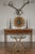 Midcentury French Silver Leaf Iron Table with Glass Top and Greek Key Motifs For Sale In Atlanta - Image 6 of 12