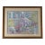 Elizabeth Berry Framed Watercolor of House & Garden - Signed For Sale