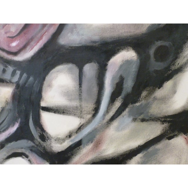 "In Threes" Huge Expressionistic Acrylic Painting by Scott A. Spencer For Sale - Image 4 of 6
