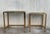 Nesting Tables Italian Design 1970 in Brass With Smoked Glass and Wheels - a Pair For Sale - Image 4 of 11