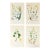 Set of 4 Antique Swedish Botanical Prints | Yellow & Green Wildflowers For Sale