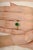 Not Yet Made - Made To Order 14k Gold 1.23 Carat Emerald Sunburst Diamond Heirloom Ring Size 7 For Sale - Image 5 of 13