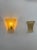 Glass Vintage Wall Sconces in Pressed Molded Murano Glass, Italy, 1980, Set of 2 For Sale - Image 7 of 9