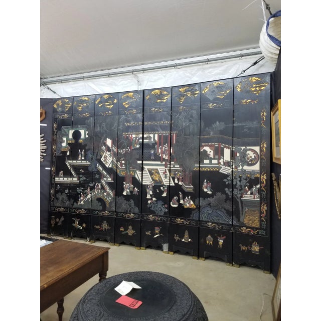 Asian Antique Antique Coromandel Screen For Sale - Image 3 of 11