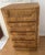 Vintage Bamboo Rattan Tall Chest of Drawers For Sale - Image 4 of 5