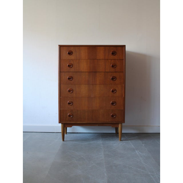 Vintage Danish Chest of Drawers in Teak, 1960s For Sale - Image 11 of 11