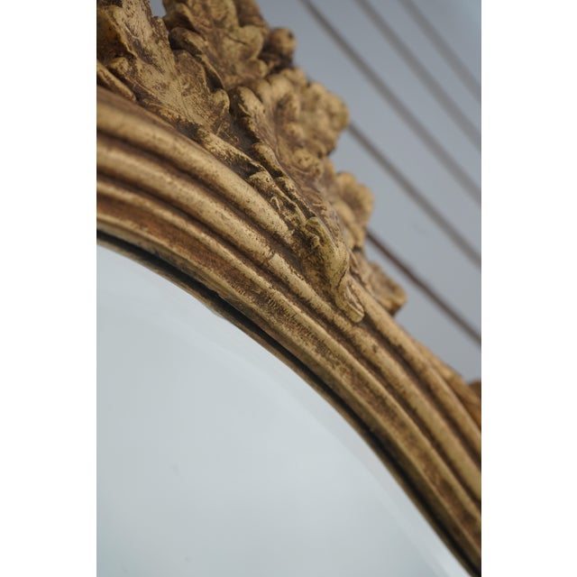 Wood Friedman Brothers Model 1446b George III Giltwood ‘Round’ Hanging Mirror For Sale - Image 7 of 10