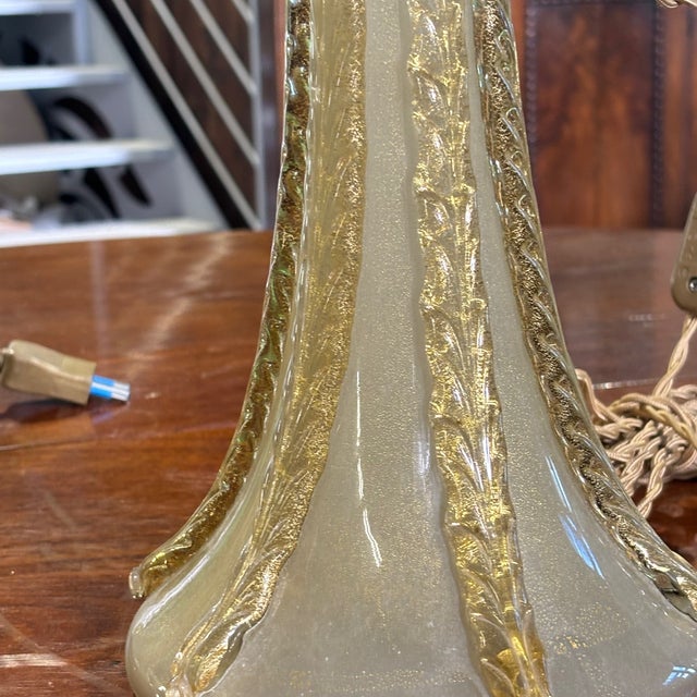 Vintage Murano Lamps by Ercole Barovier, 1950s, Set of 2 For Sale - Image 4 of 18