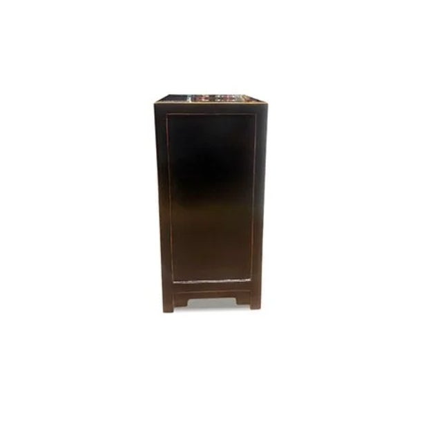 Zodiac Hardware Lacquer Side Table For Sale - Image 4 of 5