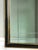 Wood Queen Anne Style Mirror, Etched and Beveled in Ebonized Parcel Gilt Frame, 1940s For Sale - Image 7 of 12