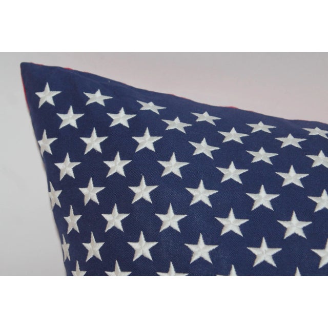 American Flag Pillow With Red linen backing. All Pillows are made in house and have been professionally laundered. This...
