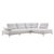 The Manhattan Sofa brings a tailored, modern profile to the classic L-shaped sectional. Upholstered in high-performance...