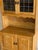 Vintage Oak High Cabinet With Glass Door Hutch Display Storage Unit 1970s For Sale - Image 10 of 10
