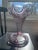 Vintage swirl Amethyst Sooner Vase. Beautiful decor or vase for flowers. Looks great in the sunshine.