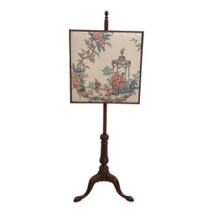 Kittinger Colonial Williamsburg Cw-92 Chinoiserie Upholstered Firescreen