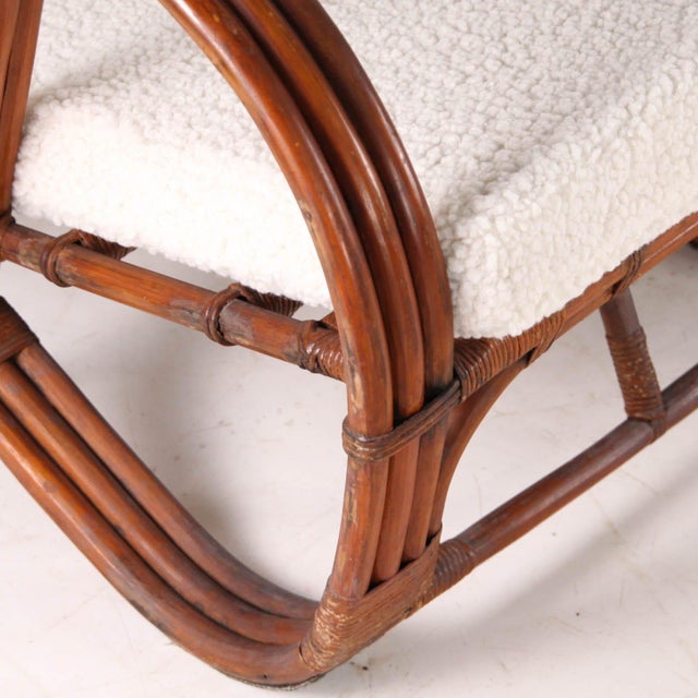 Pretzel Rattan Lounge Chairs, 1970s, Set of 2 For Sale - Image 6 of 14