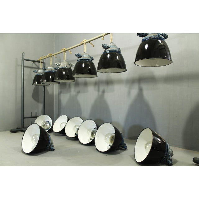 Mid-Century Modern Vintage Industrial Lighting Fixture, 1970s For Sale - Image 3 of 7
