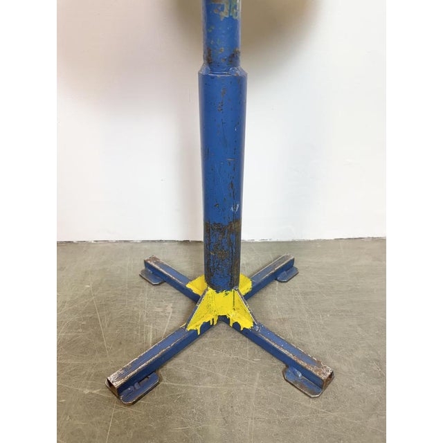 Wood Vintage Industrial Workshop Stool, 1960s For Sale - Image 7 of 14