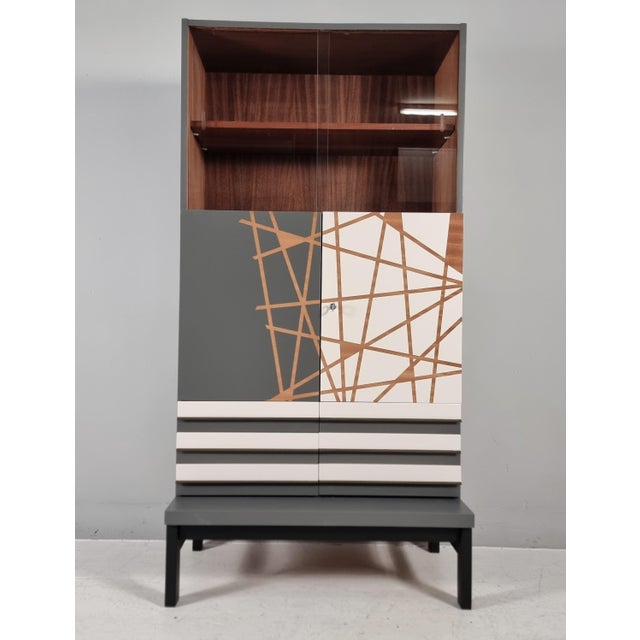 Vintage Bar Cabinet in Beech, 1970s For Sale - Image 12 of 12