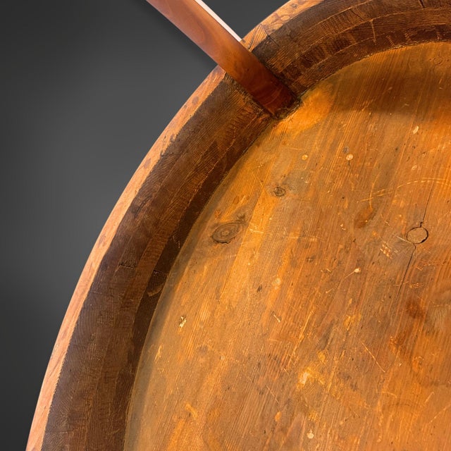Biedermeier Oval Side Table in Cherry Wood, Germany, 1825 For Sale - Image 10 of 11