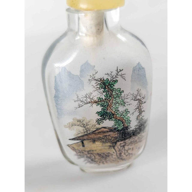 Mid-Century Chinese Inside Reverse Painted Snuff Bottle Signed For Sale In New York - Image 6 of 9