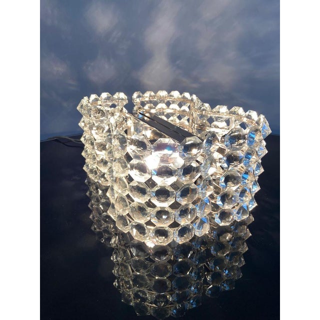 Ottogonal Crystal Wall Lights, Italy, 1980s., Set of 2 For Sale - Image 12 of 14