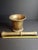 An exceptionally rare, collector-grade antique Western European cast bell metal brass mortar and matching pestle, boasting...