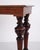 Wall or Console Table in Mahogany with Carved Round Legs, 1880s For Sale - Image 3 of 10
