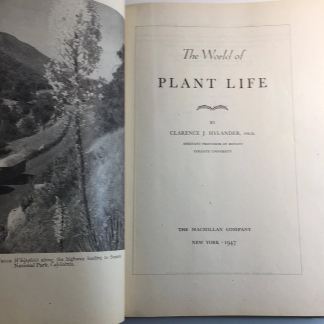 1940s 1947 "The World of Plant Life" Book For Sale - Image 5 of 11