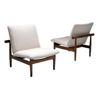 Model FD 137/1 Lounge Chairs by Finn Juhl for France & Søn, 1960s, Set of 2 For Sale