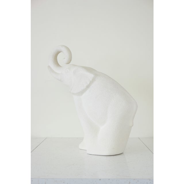 Mid-Century Modern 1960s Art Nouveau Royal Haeger Ceramic Elephant Figurine/Sculpture For Sale - Image 3 of 12