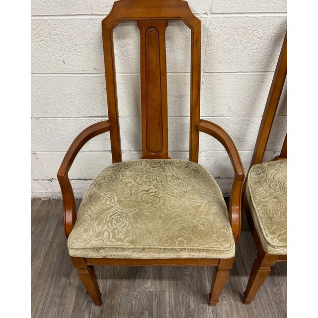 Mid-Century Modern Vintage Mid Century Modern or Regency / Neoclassical Style Dining Chairs - Pair For Sale - Image 3 of 7