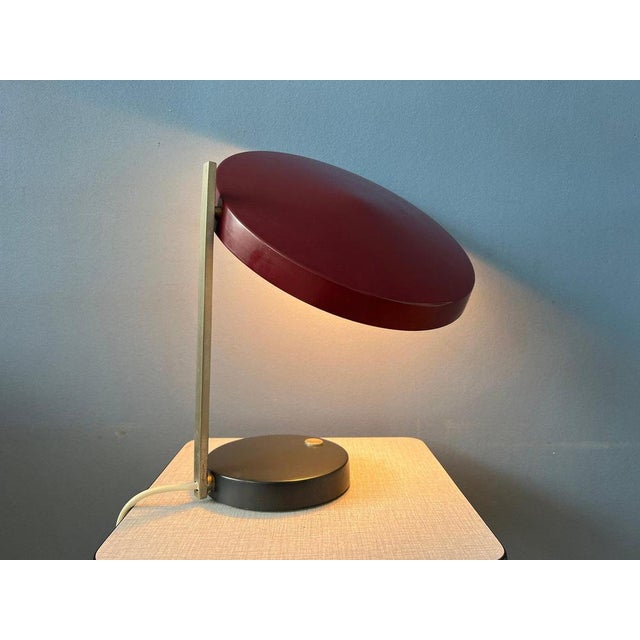 Purple Mid-Century Oslo Table Lamp by Heinz Pfaender for Egon Hillebrand For Sale - Image 8 of 11