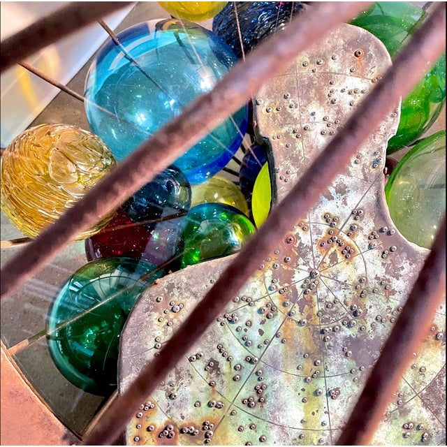 "Thermotaxis" Steel and Glass Sculpture by Richard Jolley (B. 1952) For Sale - Image 11 of 11