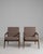 19th Century France Mid-century Modern Taupe Wood Armchair For Sale In Greensboro - Image 6 of 11