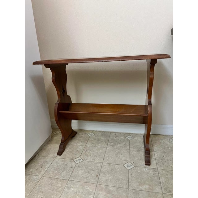 Early 20th Century Edwardian English Book Stand For Sale - Image 4 of 8