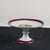 Red Ceramic Cake Stand with Floral Decoration from PW, Early 1900s For Sale - Image 8 of 9