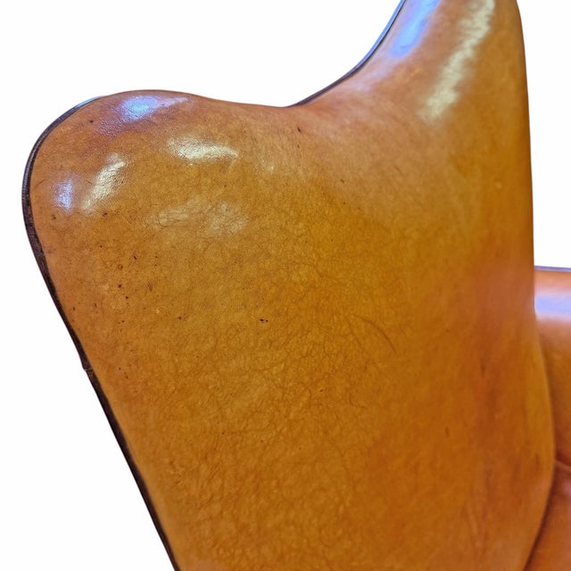 Leather Club Chair by Bart Van Bekhoven For Sale - Image 9 of 14